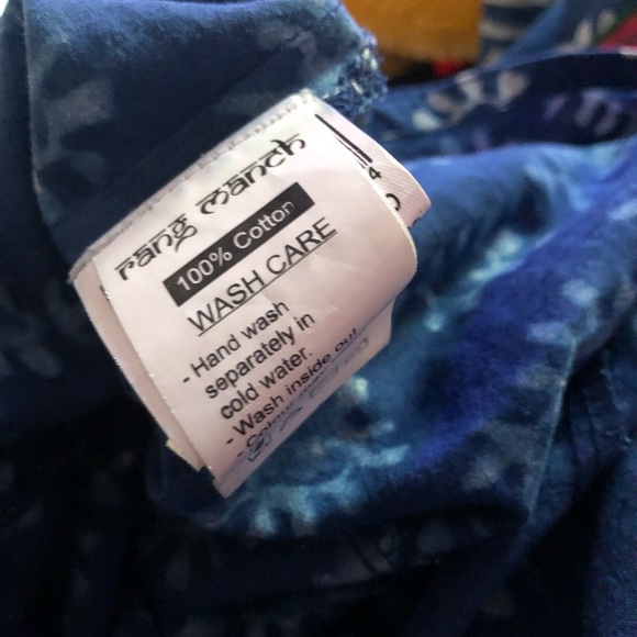 Ethnic Indian Block Print Embroidered Sequin Tunic - Picture 6 of 6